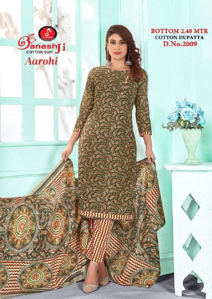 Ganeshji aarohi vol-2 wholesale dress material retailers in mumbai